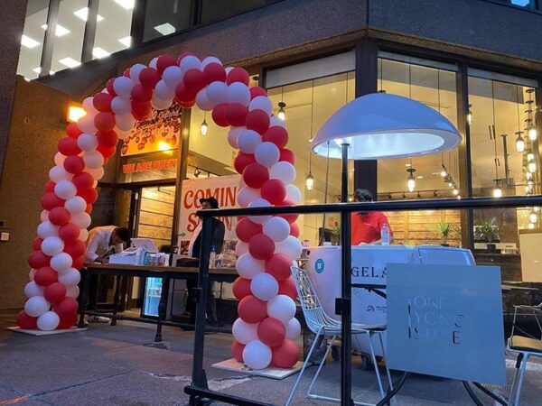 Cloud Cart outside Cafe