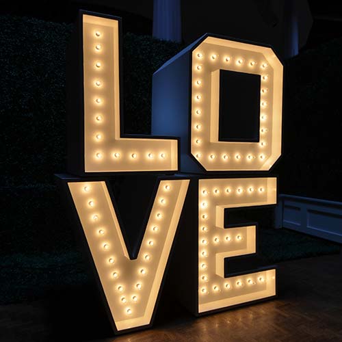 Marquee LOVE Letters
